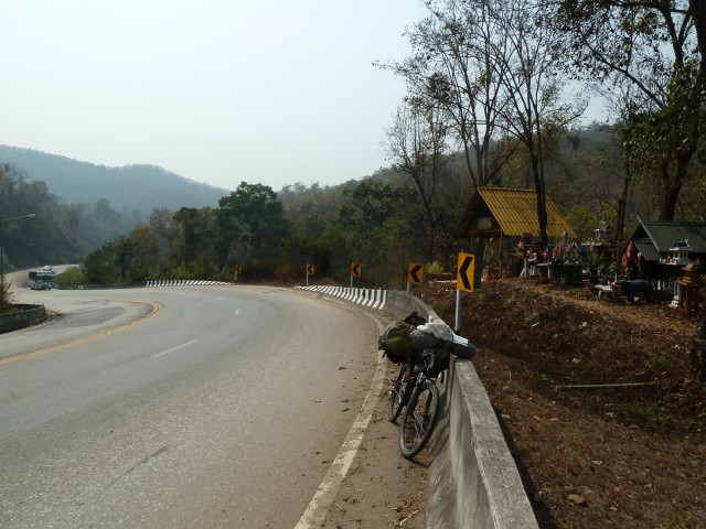 vélo route chiang rai