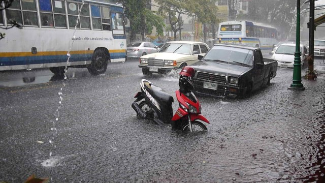 Bangkok sous la pluie